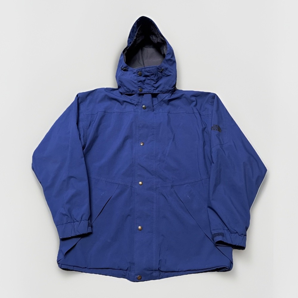 Vintage The North Face Blue Size‎ Medium Gore Tex Shell Jacket Made in USA